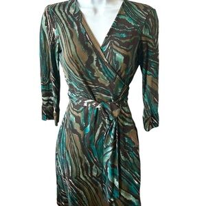 Diane Von Furstenberg 100% Silk Wrap Dress